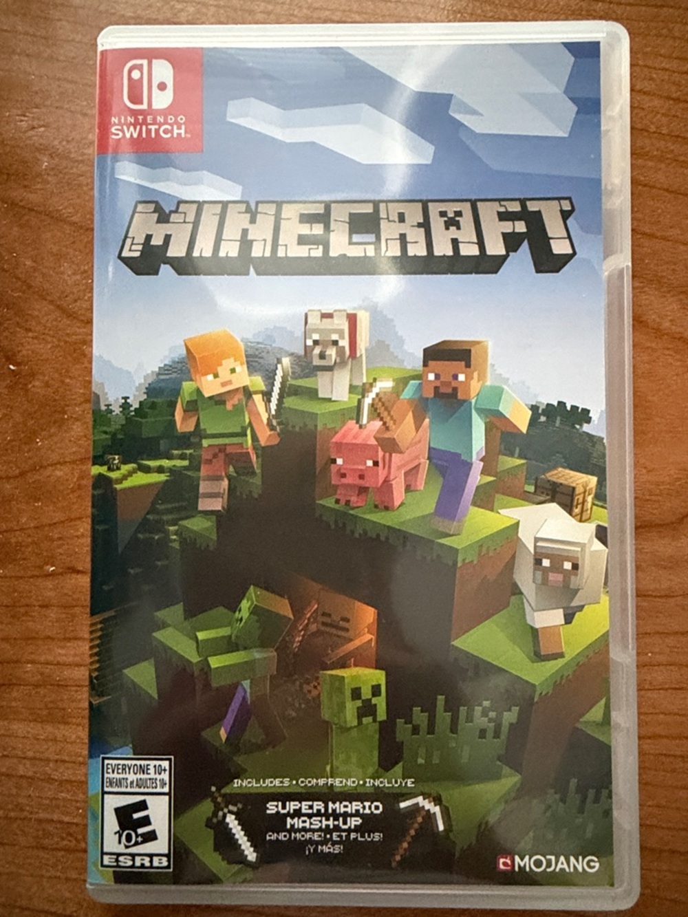 Nintendo Minecraft Switch Game - Blue, Green Artwork
